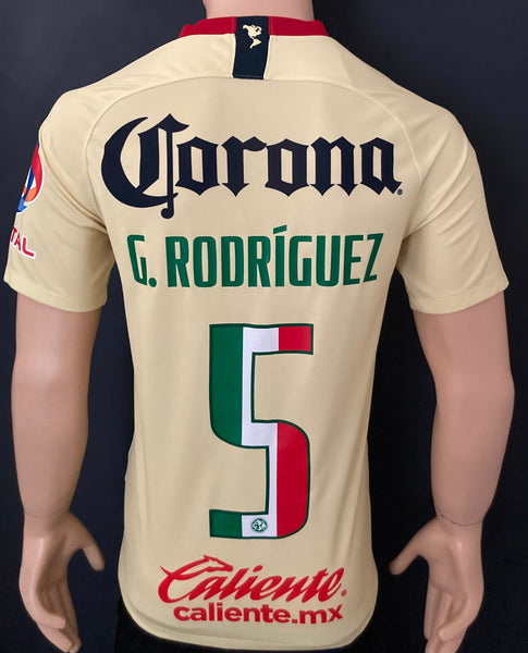 2018-2019 Club America Home Guido Rodriguez Liga Mx Pre Owned Size M