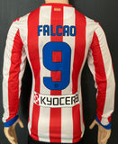 2012-2013 Atlético de Madrid Long Sleeve Home Signed Shirt Falcao Kitroom Player Issue Pre Owned Size M