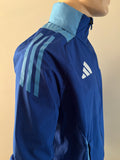 2024-2025 Real Oviedo Home Jacket Player Issue Kitroom with Cap Worn Size s (Oversized)