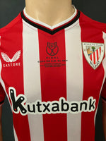 2023-2024 Athletic de Bilbao Home Shirt King Final Cup Iker Muniain New BNWT Size M