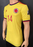 2020-2021 Colombia National Team Home Shirt Luis Díaz Copa América BNWT Size L