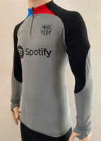 2022-2023 FC Barcelona Strike Drill Training Top European Competition Kitroom Player Issue Mint Condition Size M