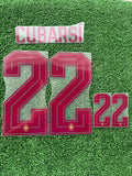 2026 Spain National Team Away Name Set and Number Pau Cubarsi Avery Dennison One Star
