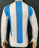 2024-2025 Argentina National Team Home  Player Issue Authentic Shirt Long Sleeve BNWT New Sizes L and XL