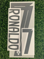 2025 Ronaldo 7 Portugal National Team Away Name set and Number Player Issue Stilscreen