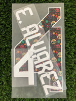 2023 Mexico National Team Edson Alvarez 4 Home Name Set and Number Day of the Death Special Edition Canton Merchandising