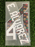 2023 Mexico National Team Edson Alvarez 4 Home Name Set and Number Day of the Death Special Edition Canton Merchandising