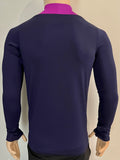 2025-2026 FC Barcelona Home Drill Top Training Player Issue Kitroom Navy Blue Size S