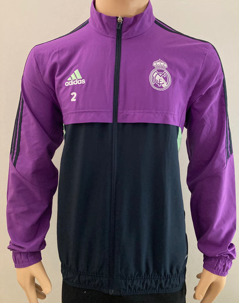 2022-2023 Real Madrid Dani Carvajal Jacket Training Pre Owned Player Issue Kitroom Size M