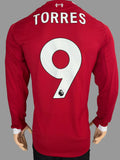 2025-2026 Liverpool FC Home Shirt Fernando Torres Player Issue Authentic Mint Size L