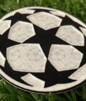 2024-2025 Starball Sleeve Badge UEFA Champions League Player Issue Sporting iD Adult Size