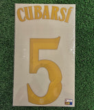 2026-2027 FC Barcelona Home Name Set and Number Pau Cubarsi Champions and Cup TPT