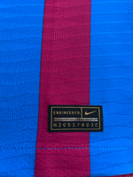2021-2022 FC Barcelona Home Shirt Dani Alves Player Issue Kitroom Mint Size M