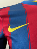2009-2010 FC Barcelona Home Shirt Lionel Messi Long Sleeve LaLiga Sextuple Pre Owned Size S