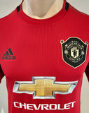 2019-2020 Manchester United Home Shirt Player Issue Authentic Pre Owned Size M