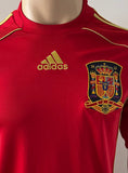 2008-2009 Spain National Team Home Shirt Euro Pre Owned Size M