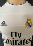 2013-2014 Real Madrid CF Home Shirt Bale Liga Pre Owned Size S