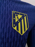 2025-2026 Atletico Madrid Away Shirt Jose Maria Gimenez Player Issue Kitroom Long Sleeve La Liga New (Fitted)