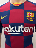 2019-2020 FC Barcelona Home Shirt  Messi Champions La Liga Player Issue Kitroom New BNWT Size M (fitted)