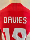 2019 Canada National Team Player Issue Home Shirt Alphonso Davies Pre Owned Size S