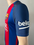 2016-2017 FC Barcelona Home Shirt Lionel Messi Player Issue Authentic LaLiga Pre Owned Size S