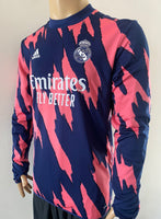 2020 2021 Real Madrid Sweatshirt Training Adidas Aeroready Player Issue Kitroom (M) #26