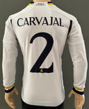 2023-2024 Real Madrid CF Home Shirt Daniel Carvajal Final Wembley Champions New BNWT Size L