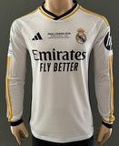 2023-2024 Real Madrid CF Home Shirt Daniel Carvajal Final Wembley Champions Pre Owned Size S