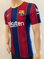 2020 - 2021 Barcelona (B) Home Shirt Player Issue Kitroom with sponsors multisize