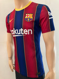 2020 - 2021 Barcelona (B) Home Shirt Player Issue Kitroom with sponsors multisize