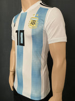 2018 World Cup Argentina National Team Home Shirt Messi Pre Owned Size S