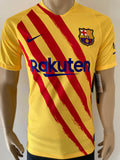 2019-2021 FC Barcelona Fourth Shirt Senyera Messi La Liga BNWT Size M