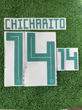 2018 Mexico National Team Away Name Set and Number Javier Hernandez “Chicharito” Player Issue DekoGraphics WorldCup