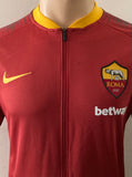 2018-2019 AS Roma Anthem Jacket Kitroom Player Issue Pre Owned Size M