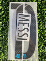 2015-2016 Messi 10 FC Barcelona Third kit Name set and Number Player Issue Avery Dennison