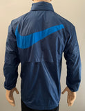 2020-2021 Brazil National Team Away Jacket All-Weather with Cap and Pockets Pre Owned Size M