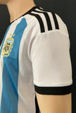 2022 Argentina World Cup Home Shirt Lionel Messi Name Set Pre Owned Size S