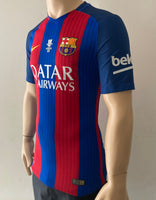 2016-2017 FC Barcelona Home Shirt Ivan Rakitic Player Issue Kitroom Spain Supercup Mint Size M