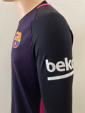 2016-2017 FC Barcelona Long Sleeve Away Shirt Pre Owned Size M