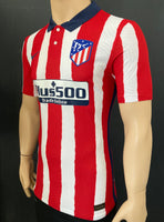2020 2021 Atlético De Madrid Home Shirt Kitroom Player Issue Size M