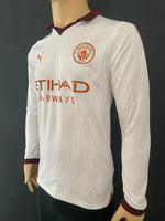 2023 2024 Manchester City FC Puma Away Shirt Long Sleeve Multiple Size