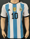 2023 Argentina National Team World Champions Home Shirt Messi Qualifiers Player Issue 3 Stars New BNWT Size L