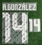 2026-2027 Mexico National Team Third Name Set and Number Armando Gonzalez “La Hormiga” Player Issue Canton Merchandising