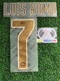 2025-2026 Guadalajara Third Name Set and Number Luis Romo Canton Merchandising Liga BBVA MX