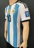 2023 Argentina National Team World Champions Home Shirt Messi Qualifiers Player Issue 3 Stars New BNWT Size L
