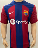 2023-2024 FC Barcelona Home Shirt Fermin López Player Issue Authentic Champions League New BNWT Multiple Sizes
