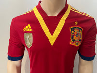 2013 Spain Home Shirt Player Issue Kitroom Confederations Cup New BNWT Size 10