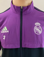 2022-2023 Real Madrid Dani Carvajal Jacket Training Pre Owned Player Issue Kitroom Size M