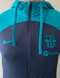 2023-2024 FC Barcelona  Third Jacket Player Issue Kitroom Travel with Cap BNWOT size S