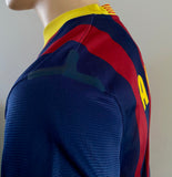 2013-2014 FC Barcelona Home Shirt Andres Iniesta Player Issue Authentic La Liga New BNWT Size XL (Fitted)